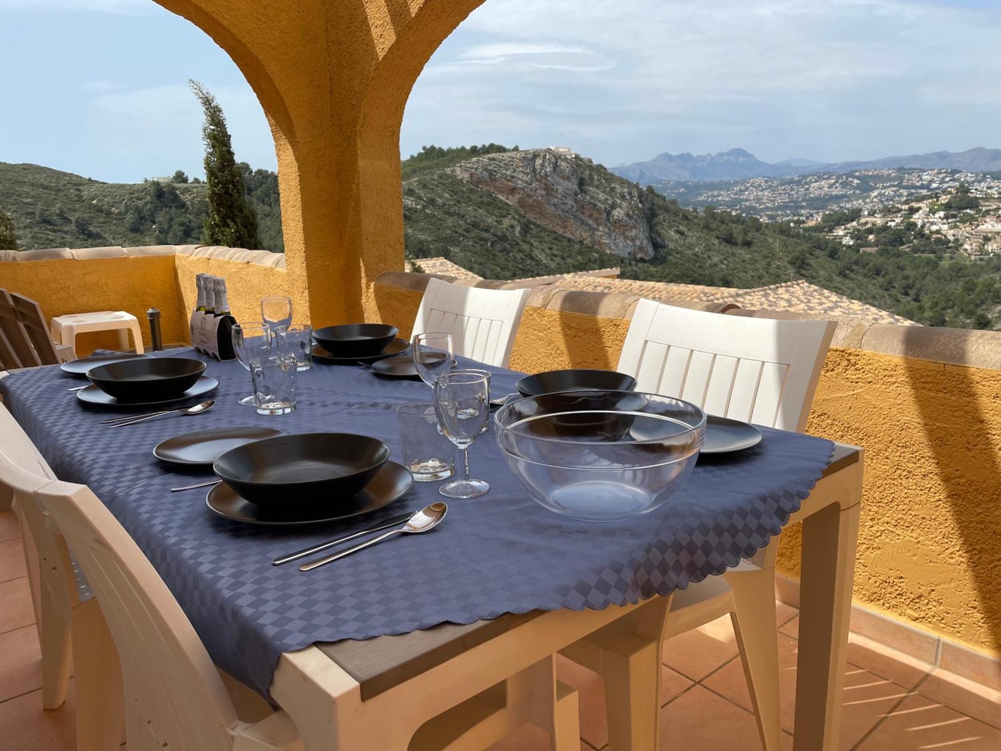 Tranquility, Sun, Breathtaking Views & 7 Minutes Drive To Sea Lägenhet Benitachell Exteriör bild